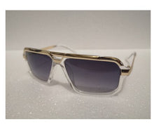 Load image into Gallery viewer, 2023 Tony Stark Sunglasses Iron Men Sun Glasses Rectangle Vintage transparent trendy sun glasses metal frame sunglasses sunshade silver blue / other