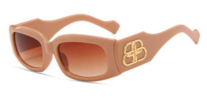 2023 sunglasses trend rectangle  designer sun glasses for women black shades glasses men summer square uv400 gafas