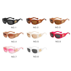 2023 sunglasses trend rectangle  designer sun glasses for women black shades glasses men summer square uv400 gafas