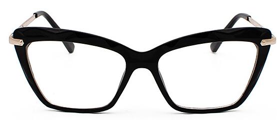 2022Cat eye Glasses Frames Women Trending Leopard  Styles Brand Optical Computer eye galses female clear lens Spectacle