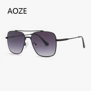 2023Flight Seven 007 Rock Style Gradient Pilot Sunglasses Men Square  Brand Design Sun Glasses Oculos De Sol UV400
