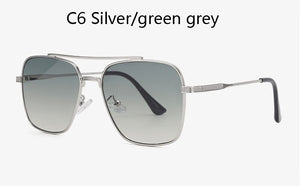 2023Flight Seven 007 Rock Style Gradient Pilot Sunglasses Men Square  Brand Design Sun Glasses Oculos De Sol UV400