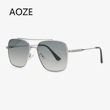 Load image into Gallery viewer, 2023Flight Seven 007 Rock Style Gradient Pilot Sunglasses Men Square  Brand Design Sun Glasses Oculos De Sol UV400