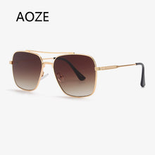 Load image into Gallery viewer, 2023Flight Seven 007 Rock Style Gradient Pilot Sunglasses Men Square  Brand Design Sun Glasses Oculos De Sol UV400