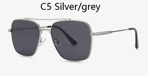 2023Flight Seven 007 Rock Style Gradient Pilot Sunglasses Men Square  Brand Design Sun Glasses Oculos De Sol UV400