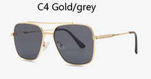 Load image into Gallery viewer, 2023Flight Seven 007 Rock Style Gradient Pilot Sunglasses Men Square  Brand Design Sun Glasses Oculos De Sol UV400