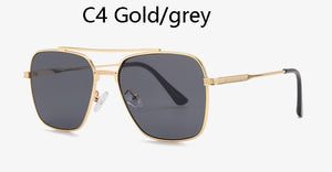 2023Flight Seven 007 Rock Style Gradient Pilot Sunglasses Men Square  Brand Design Sun Glasses Oculos De Sol UV400