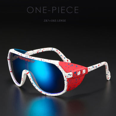 2023Pit viper Sunglasses Brand arrived mirrored eyewear tr90 frame UV400 protection Z87+ Lens Safety goggles with case