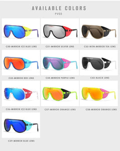 2023Pit viper Sunglasses Brand arrived mirrored eyewear tr90 frame UV400 protection Z87+ Lens Safety goggles with case