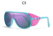 Load image into Gallery viewer, 2023Pit viper Sunglasses Brand arrived mirrored eyewear tr90 frame UV400 protection Z87+ Lens Safety goggles with case