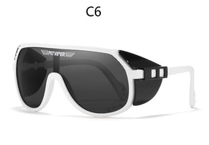 2023Pit viper Sunglasses Brand arrived mirrored eyewear tr90 frame UV400 protection Z87+ Lens Safety goggles with case