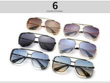 Load image into Gallery viewer, 2023PUNK Mach six Style Gradient Aviation Sunglasses women Men Vintage Brand Design UV400 Sun Glasses Oculos De Sol