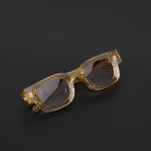 2023Trend Rhude THIERRY RHEVISION High-quality Rectangle Acetate MIGUELStreet Hip-hop Style Sunglasses Optical Prescription Lens