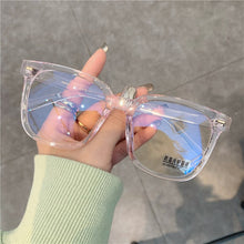 Load image into Gallery viewer, 2023 Anti Blue Light Computer Glasses Women Men Trend Brand White Square Big Frame Rice Nails Optical Glasses Protection Eyewear