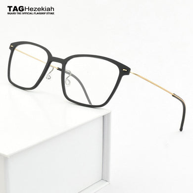 2023 Brand Optical Glasses Frame Men Ultralight square Prescription Eyeglasses Titanium TR90 transparent Spectacle frame women