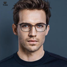 Load image into Gallery viewer, 2023 Brand Optical Glasses Frame Men Ultralight square Prescription Eyeglasses Titanium TR90 transparent Spectacle frame women