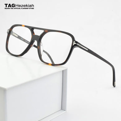 2023 Brand Square optical glasses frame men eyeglasses women computer myopia prescription transparent spectacle frames FT5585-B