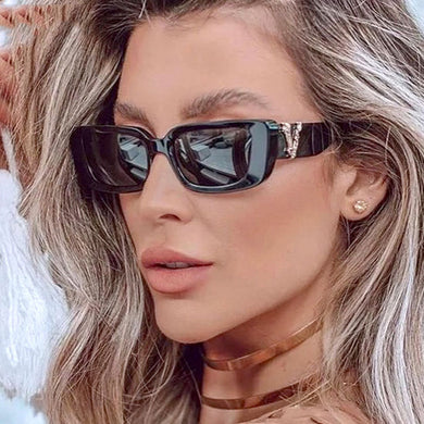 2023 Cat Eye Sunglasses Women Retro Small Square Sun Glasses Femlae  Brand Designer Vintage Gradient Oculos De Sol
