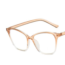 Load image into Gallery viewer, 2023 Cat Eye glasses Frame Women Retro Black Clear Optical Glasses Frame Spectacle Gafas oculos Eyewear Transparent Fake glasses