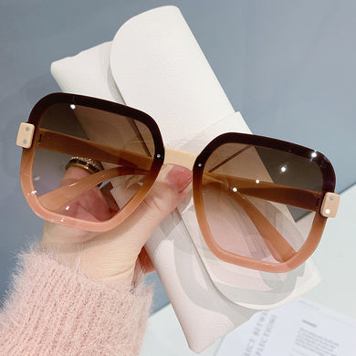 2023 Classic Vintage Square Sunglasses Woman Gradient Mirror Frameless Sun Glasses Female Retro Rimless Oculos De Sol
