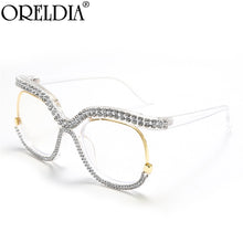 Load image into Gallery viewer, 2023 Diamond Anti-blue Light Blocking Glasses Square Frames Men Women Prescription Glasses Clear Lens Eyeglasses Spectacle Frame
