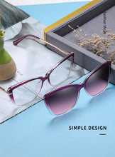 Load image into Gallery viewer, 2023 Eyeglasses Brand designer Polarized Magnet Clip glasses frame women Myopia Prescription Glasses Optical sunglasses Eyewear