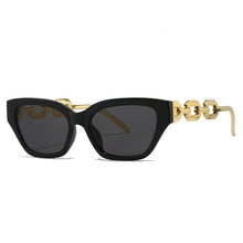 Load image into Gallery viewer, 2023 Brand Women Cat Eye Sunglasses Retro Metal Chain Sun Glasses Punk  Designer Eyewear Shades UV400