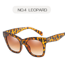 Load image into Gallery viewer, 2023 Cat Eye Leopard Sunglasses Women Brand Designer Vintage Ladys Square Sun Glasses Oculos De Sol feminino UV400