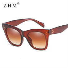 Load image into Gallery viewer, 2023 Cat Eye Leopard Sunglasses Women Brand Designer Vintage Ladys Square Sun Glasses Oculos De Sol feminino UV400