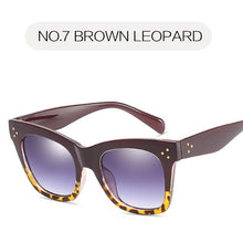 Load image into Gallery viewer, 2023 Cat Eye Leopard Sunglasses Women Brand Designer Vintage Ladys Square Sun Glasses Oculos De Sol feminino UV400
