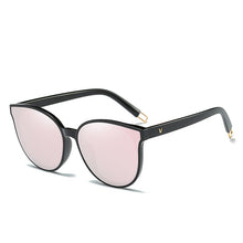 Load image into Gallery viewer, 2023 Color  Flat Top Cat Eye Elegant Sunglasses Woman Oculos De Sol Men Twin Beam Oversized Sun Glasses UV400