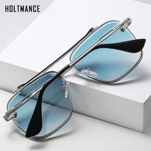 Load image into Gallery viewer, 2023 Cool Men Driving Glasses Goggle Summer Style Gradient Brown Sunglasses Vintage Pilot Sun Glasses Punk Oculos De Sol