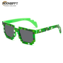 Load image into Gallery viewer, 2023 Cosplay Sunglasses Adults Kids Action Game Toy Square Pixel Mosaic Glasses Toys Children Gift Funny Eyewear