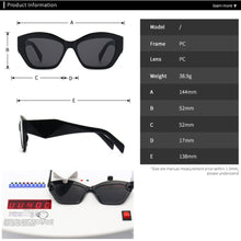Load image into Gallery viewer, 2023 Irregular Cat Eye Women Sunglasses Retro Brand Design Ladies Eyewear Vintage Polygon Frame Shades UV400 Sun Glasses