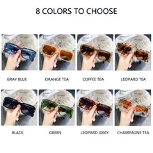 Load image into Gallery viewer, 2023 Leopard Women Sunglasses Personalized Jelly Eyeglasses Trendy Square Eyewear Female Oculos De Sol Feminino Glasses