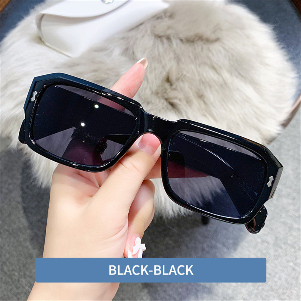 2023 Leopard Women Sunglasses Personalized Jelly Eyeglasses Trendy Square Eyewear Female Oculos De Sol Feminino Glasses