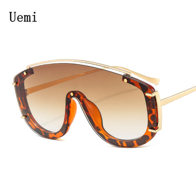 2023 Modern Oversized Sunglasses For Women Quality Vintage Siamese Square Frame Sun Glasses  Dedigner Ins Tren