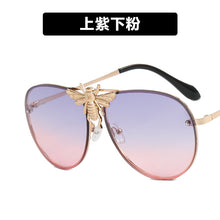 Load image into Gallery viewer, 2023 Modern Oversized Sunglasses For Women Men  Designer Sun Glasses Bee Decoration Trengding Shades UV400
