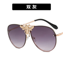 Load image into Gallery viewer, 2023 Modern Oversized Sunglasses For Women Men  Designer Sun Glasses Bee Decoration Trengding Shades UV400