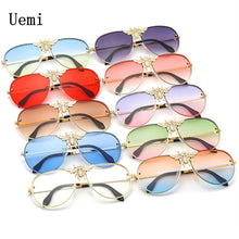 Load image into Gallery viewer, 2023 Modern Oversized Sunglasses For Women Men  Designer Sun Glasses Bee Decoration Trengding Shades UV400