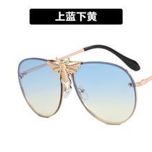 Load image into Gallery viewer, 2023 Modern Oversized Sunglasses For Women Men  Designer Sun Glasses Bee Decoration Trengding Shades UV400