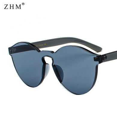 2023 Round Sunglasses Women Vintage Metal Frame Pink Yellow Lens Colorful Shade Sun Glasses Female UV400