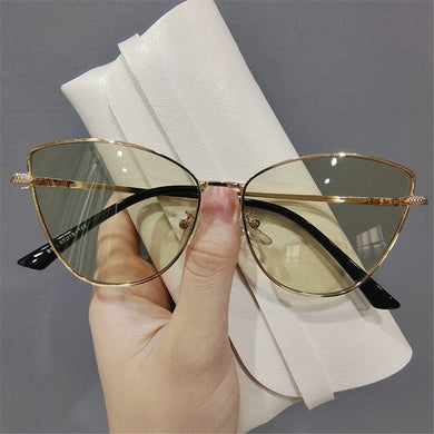 2023 Oversized Vintage Cat Eye Sunglasses Women Trending Summer Driving Eyewear Shades UV400 for Lady gafas