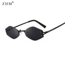 Load image into Gallery viewer, 2023 Polygon Borderless Sunglasses Women Retro Frame Sunglasses Men Brand Sun Glasses Oculos De Sol Feminino UV400