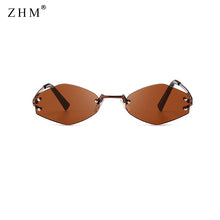 Load image into Gallery viewer, 2023 Polygon Borderless Sunglasses Women Retro Frame Sunglasses Men Brand Sun Glasses Oculos De Sol Feminino UV400