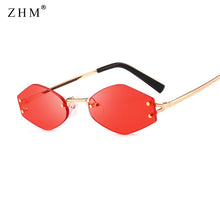 Load image into Gallery viewer, 2023 Polygon Borderless Sunglasses Women Retro Frame Sunglasses Men Brand Sun Glasses Oculos De Sol Feminino UV400