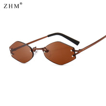 Load image into Gallery viewer, 2023 Polygon Borderless Sunglasses Women Retro Frame Sunglasses Men Brand Sun Glasses Oculos De Sol Feminino UV400