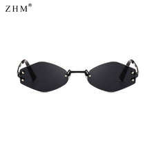 Load image into Gallery viewer, 2023 Polygon Borderless Sunglasses Women Retro Frame Sunglasses Men Brand Sun Glasses Oculos De Sol Feminino UV400