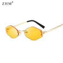 Load image into Gallery viewer, 2023 Polygon Borderless Sunglasses Women Retro Frame Sunglasses Men Brand Sun Glasses Oculos De Sol Feminino UV400