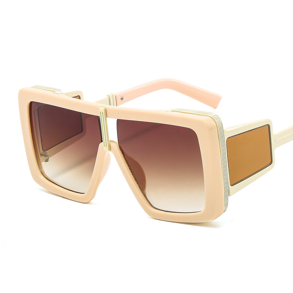 2023 Punk Oversized Square Sunglasses For Women Men Vintage Party Sun –  Cinily